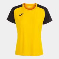 Joma Academy IV Short Sleeve T-Shirt Yellow Black