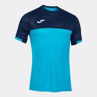 Joma Montreal Short Sleeve T-Shirt Fluor Turquoise-Navy