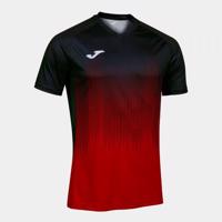 Joma Tiger IV Short Sleeve T-Shirt Red Black