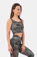 Nebbia ECO Camo Green Mesh Sports Bra “Breathe”