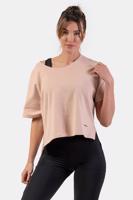 Nebbia Organic Cotton Loose Fit “The Minimalist” Crop Top