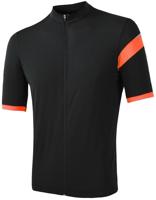 Sensor Cyklo Classic pánský dres kr.rukáv celozip černá/oranžová