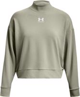 Under Armour Rival Terry Mock Crew-GRN